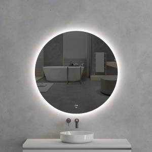 Зеркало с подсветкой AVS Лангано 100x100 см, антипар