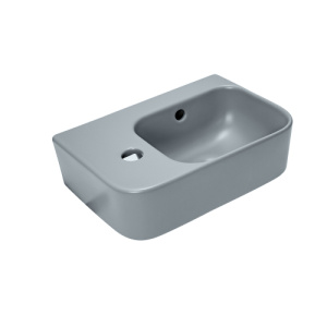 Рукомойник AVS Грэйс 37x25 R, голубой матовый