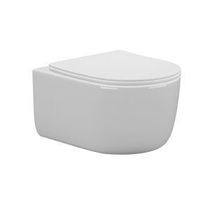 Унитаз подвесной AVS Декарт безободковый, белый