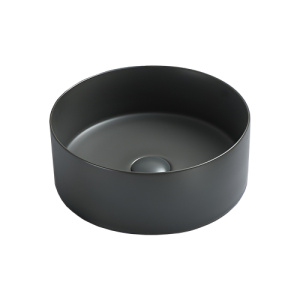 Раковина AVS Лилиан 36x36 темно-серая матовая