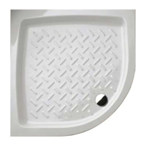 PIATTI DOCCIA Поддон керамический полукруглый 90*90*h11 55R D=60мм, цвет белый