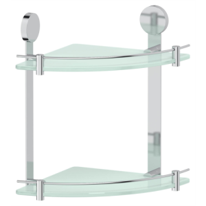 Полка стеклянная угловая двойная Harmonie Artwelle HAR 040