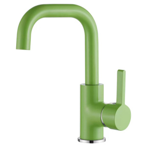 Смеситель для раковины Accoona A9687K зеленый