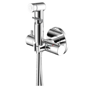 Гигиенический душ со смесителем Rossinka X25-58 хром