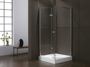 Душевой уголок Cezares Elena ELENA-W-AS-1-100-C-Cr 100х100 профиль хром, прозрачное стекло